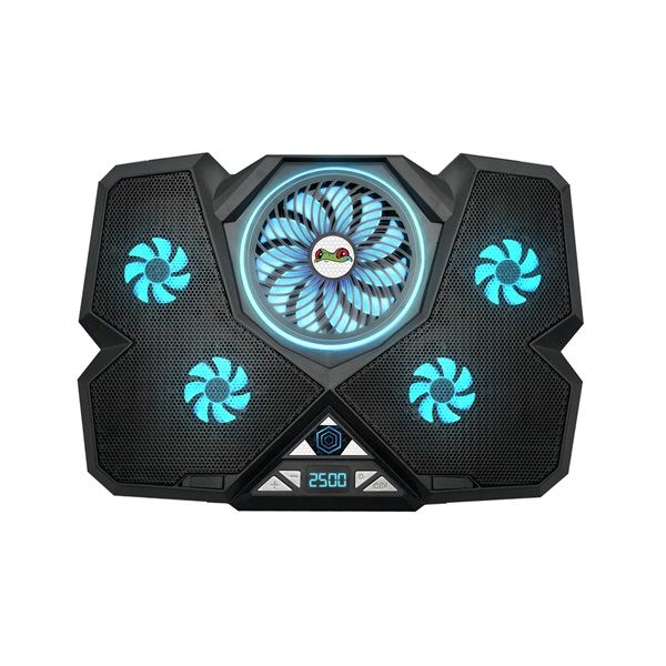 FroggieX FX-PC-P1-BL NitroCooling notebook hütőpad telefontartóval - Image 2