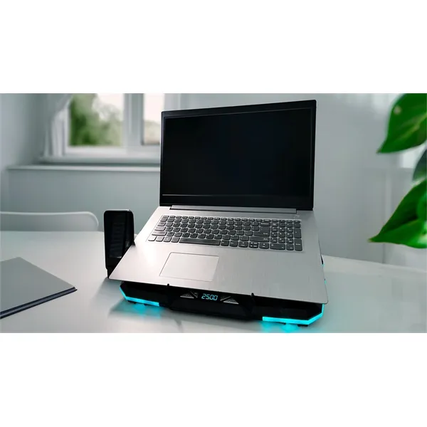 FroggieX FX-PC-P1-BL NitroCooling notebook hütőpad telefontartóval - Image 12