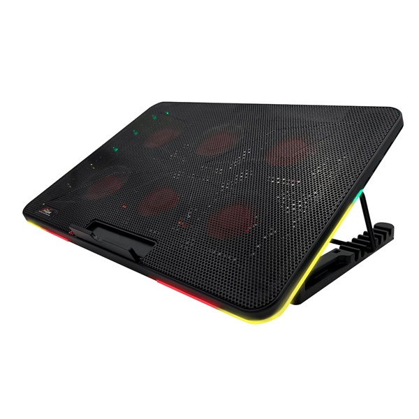 FroggieX FX-PC-P2-R HyperCooling notebook hütőpad telefontartóval - Image 5