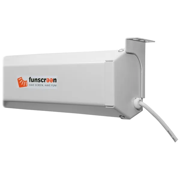 Funscreen Tensioned Motor 177x256cm UST/ST projektorokhoz motoros fali vetítővászon - Image 2