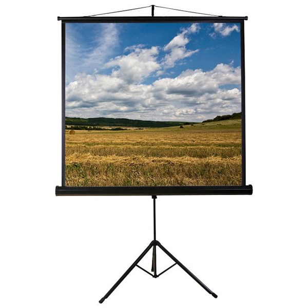 Funscreen Tripod 1:1 240cm×240cm hordozható 3 lábú állványos vetítővászon - Image 2