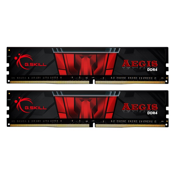 G.Skill 32GB/3200MHz DDR-4 Aegis fekete (Kit 2 db 16GB) (F4-3200C16D-32GIS) memória - Image 1
