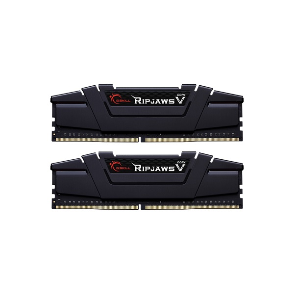 G.Skill 32GB/3200MHz DDR-4 Ripjaws V fekete (Kit 2 db 16GB) (F4-3200C16D-32GVK) memória - Image 1