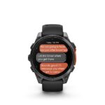 Garmin 010-02904-00 fenix 8 AMOLED (47mm) szilikon pántos fekete okosóra - Image 3