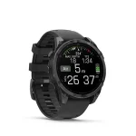 Garmin 010-02904-00 fenix 8 AMOLED (47mm) szilikon pántos fekete okosóra - Image 15