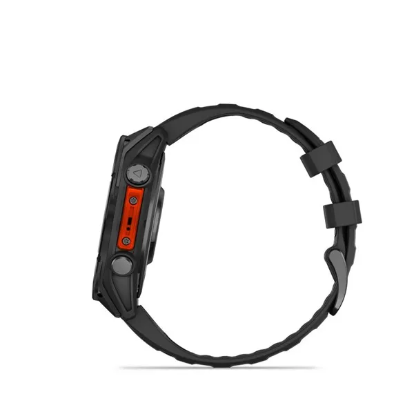 Garmin 010-02904-00 fenix 8 AMOLED (47mm) szilikon pántos fekete okosóra - Image 16