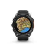 Garmin 010-02905-00 fenix 8 AMOLED (51mm) szilikon pántos fekete okosóra - Image 2