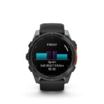 Garmin 010-02905-00 fenix 8 AMOLED (51mm) szilikon pántos fekete okosóra - Image 3