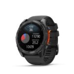 Garmin 010-02905-00 fenix 8 AMOLED (51mm) szilikon pántos fekete okosóra - Image 4