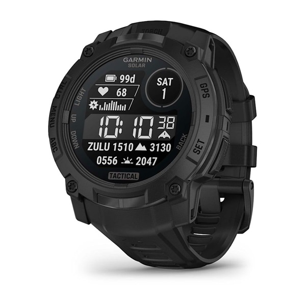 Garmin Instinct 3 Solar Tactical Edition (50mm) fekete okosóra - Image 1