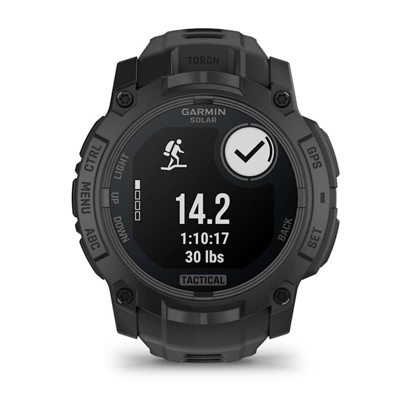 Garmin Instinct 3 Solar Tactical Edition (50mm) fekete okosóra - Image 9