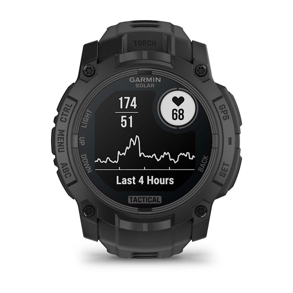 Garmin Instinct 3 Solar Tactical Edition (50mm) fekete okosóra - Image 11