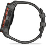 Garmin Instinct 3 50mm Solar fekete sötétszürke szíjjal okosóra - Image 4
