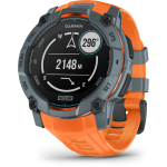 Garmin Instinct 3 50mm Solar szürke narancs szíjjal okosóra - Image 2