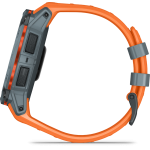 Garmin Instinct 3 50mm Solar szürke narancs szíjjal okosóra - Image 4
