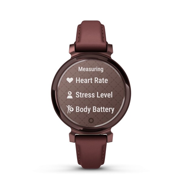 Garmin Lily 2 Classic bőr szíjas sötétbronz okosóra - Image 3