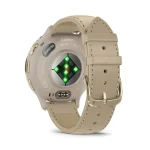 Garmin Venu 3S francia szürke-krémarany, bőr és szilikon szíjjal okosóra - Image 10