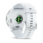 Garmin Venu 3 Silver Stainless Steel Bezel with Whitestone Case and Silicone Band - Image 5
