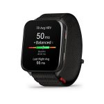 Garmin Venu X1 Titanium ComfortFit nylon szíjjal fekete okosóra - Image 3