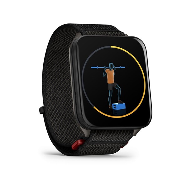 Garmin Venu X1 Titanium ComfortFit nylon szíjjal fekete okosóra - Image 7
