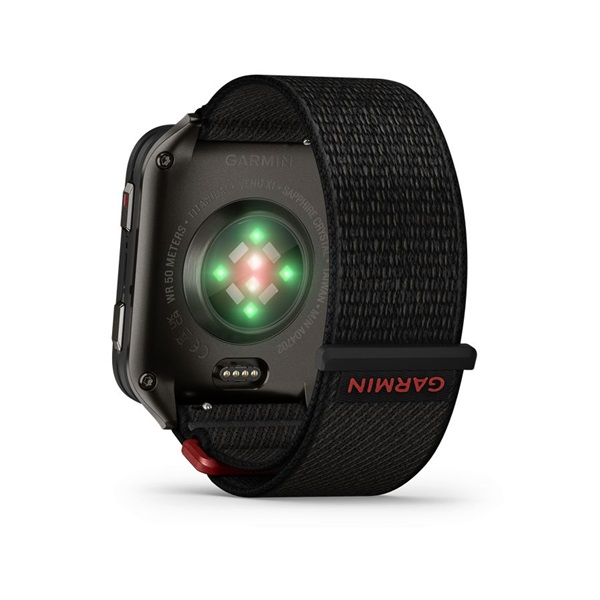 Garmin Venu X1 Titanium ComfortFit nylon szíjjal fekete okosóra - Image 9