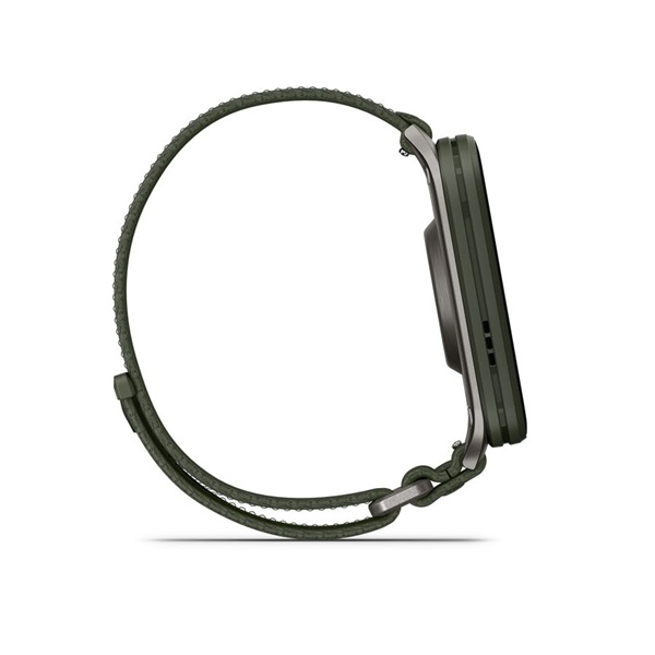 Garmin Venu X1 Titanium ComfortFit nylon szíjjal mohazöld okosóra - Image 8