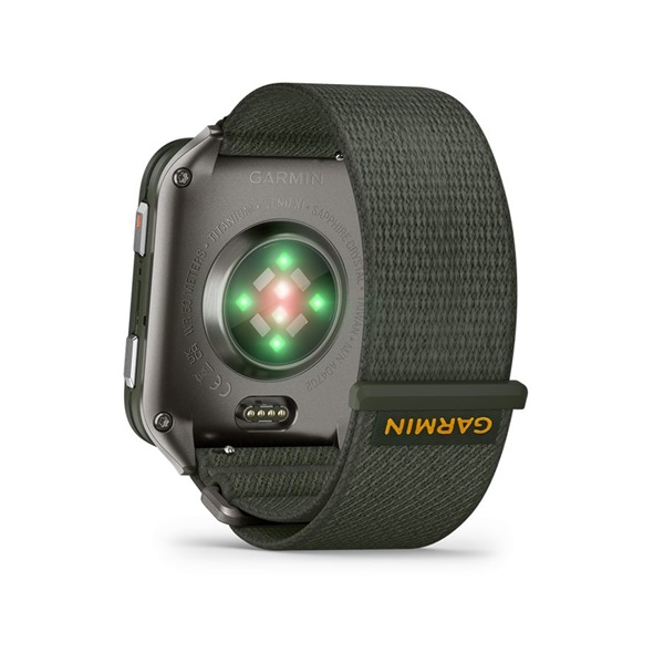 Garmin Venu X1 Titanium ComfortFit nylon szíjjal mohazöld okosóra - Image 9