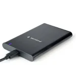 Gembird E2-U3S-6 USB3.1 Enclosure Aluminium with USB Type-C Black - Image 6