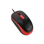 Genius DX-123 Wired Mouse Black/Red - Image 6