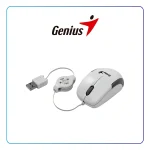 Genius MicroTraveler v2 USB fehér notebook egér - Image 2