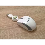 Genius MicroTraveler v2 USB fehér notebook egér - Image 3