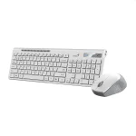 Genius SlimStar 8230 US vezeték nélküli fehér billentyűzet + egér - Image 2