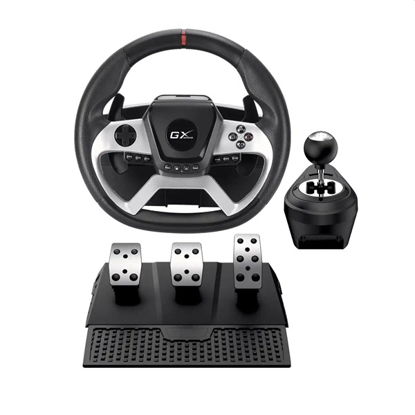 Genius SpeedMaster X5 FF PC/Xbox One/PS4 fekete kormány + pedál + váltó - Image 2