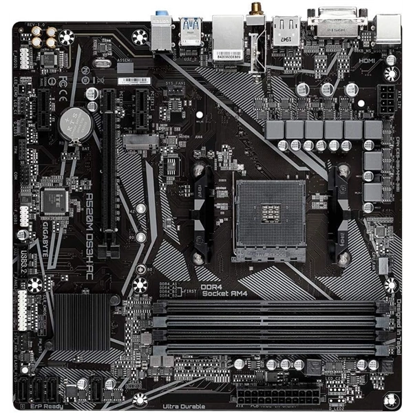 Gigabyte A520M DS3H AC AMD A520 AM4 mATX alaplap - Image 6