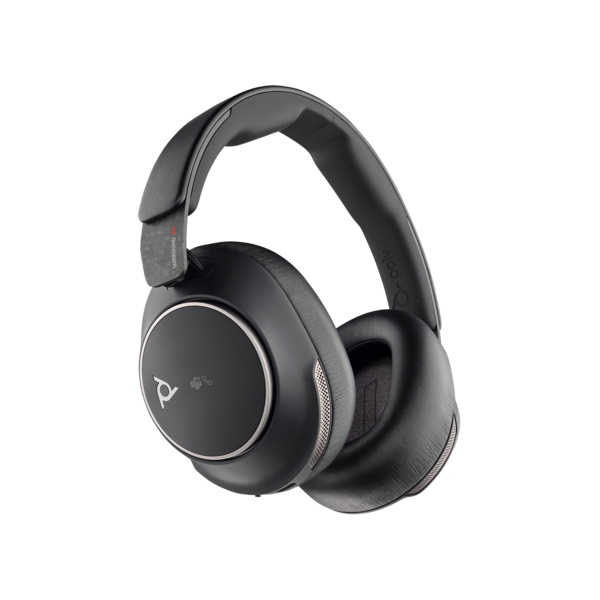 HP Poly Voyager Surround80 fekete vezeték nélküli fejhallgató +  USB-C/A adapter - Image 2