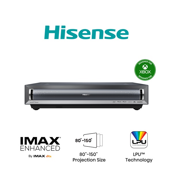 Hisense PX3-PRO 80"-150" 4K Smart LASER Cinema lézer projektor - Image 1