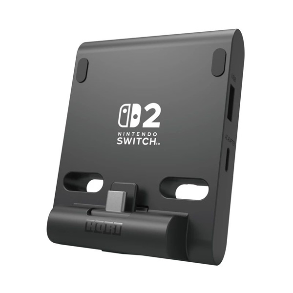 Hori Dual PlayStand Nintendo Switch 2 Official USB-A - USB-C fekete állvány és töltő - Image 2