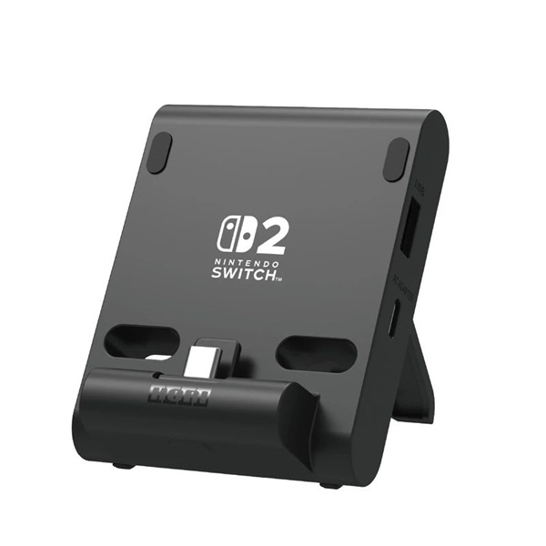 Hori Dual PlayStand Nintendo Switch 2 Official USB-A - USB-C fekete állvány és töltő - Image 3