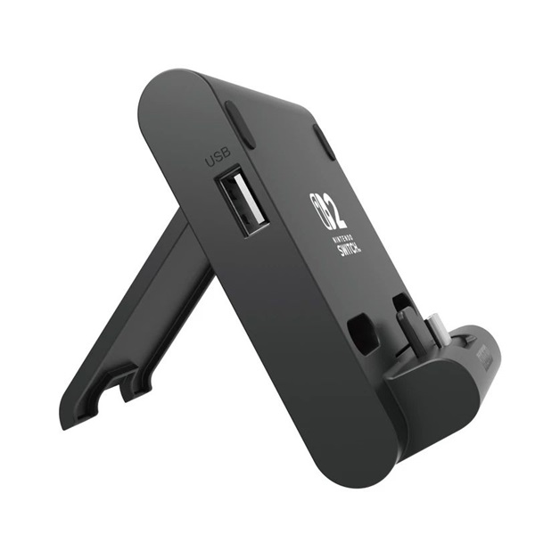 Hori Dual PlayStand Nintendo Switch 2 Official USB-A - USB-C fekete állvány és töltő - Image 4