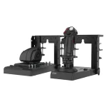 Hori Hotas Flight Control System, PC (Windows), Hall Effect, vezérlpanel, USB, fekete vezetékes joystick - Image 2