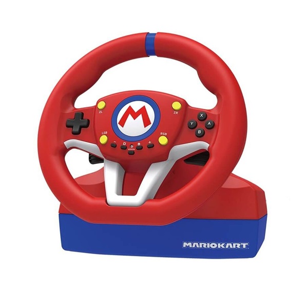 Hori Mario Kart Racing Wheel Pro Mini Nintendo Switch/OLED/Switch 2/PC piros-kék kormány - Image 1