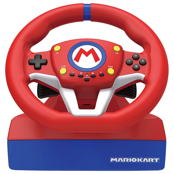 Hori Mario Kart Racing Wheel Pro Mini Nintendo Switch/OLED/Switch 2/PC piros-kék kormány - Image 2