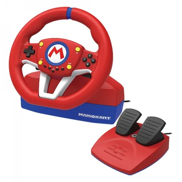 Hori Mario Kart Racing Wheel Pro Mini Nintendo Switch/OLED/Switch 2/PC piros-kék kormány - Image 3
