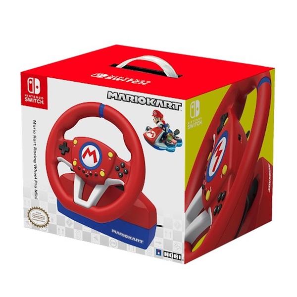 Hori Mario Kart Racing Wheel Pro Mini Nintendo Switch/OLED/Switch 2/PC piros-kék kormány - Image 4