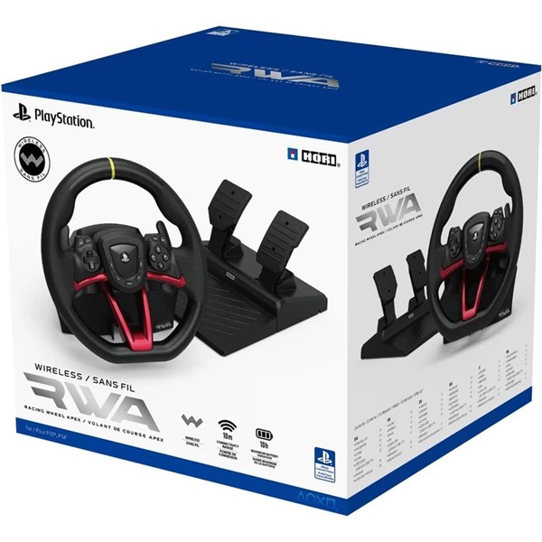 Hori Racing Wheel APEX PlayStation 5/PlayStation 4/PC vezeték nélküli fekete kormány + pedál - Image 5