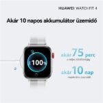 Huawei Watch Fit 4 ezüst okosóra - Image 7