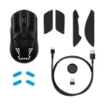 HyperX Pulsefire Haste vezeték nélküli fekete gamer egér - Image 6