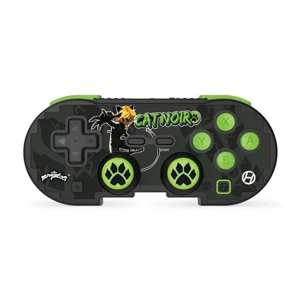 Hyperkin M01328-MTCN Pixel Art Miraculous Nintendo Switch/PC/Mac/Android vezeték nélküli "Fekete macska" kontroller