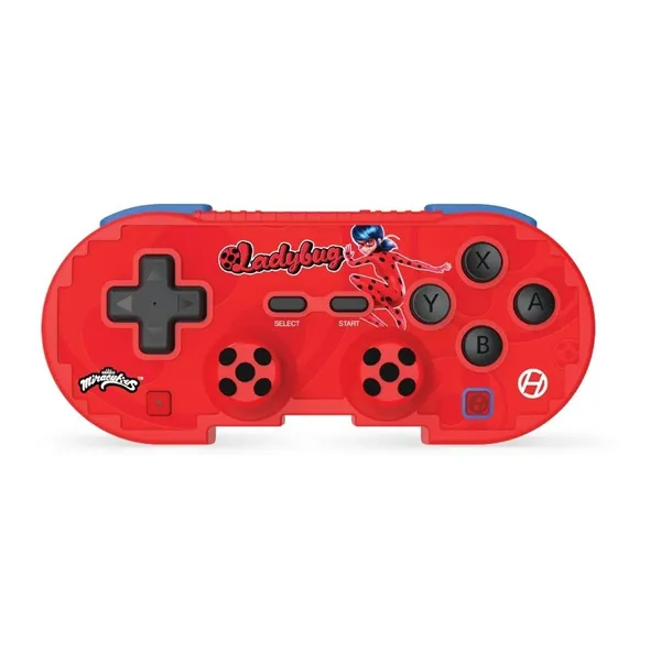 Hyperkin M01328-MTLB Pixel Art Miraculous Nintendo Switch/PC/Mac/Android vezeték nélküli "Katicabogár" kontroller