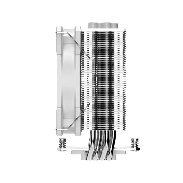 ID-Cooling CPU Cooler - SE-224-XTS WHITE (28.9dB; max. 118,93 m3/h; 4pin csatlakozó, 4 db heatpipe, 12cm, PWM) - Image 6
